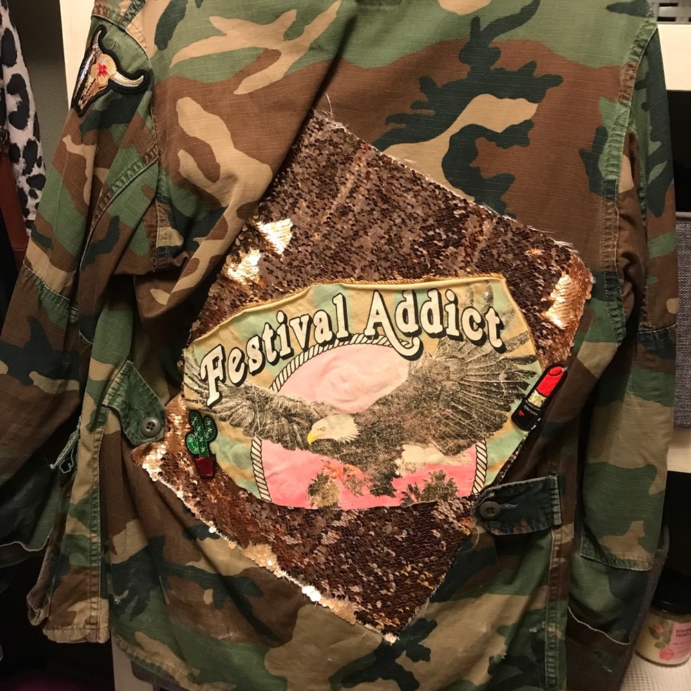 Custom made camo jacket!